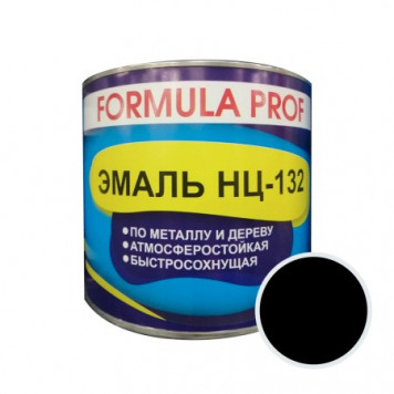 Эмаль НЦ-132 FОRMULA PROF черная 1,7 кг.-0