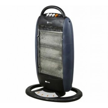 Обогреватель галогеновый СОЮЗ ГОС-1200, 400/800/1200Вт, 3реж, вращ.,защита от перегрева/опрокид.-0