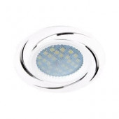 Светильник Ecola DL3181 MR16 GU5.3 белый/алюм. FW1607EFF